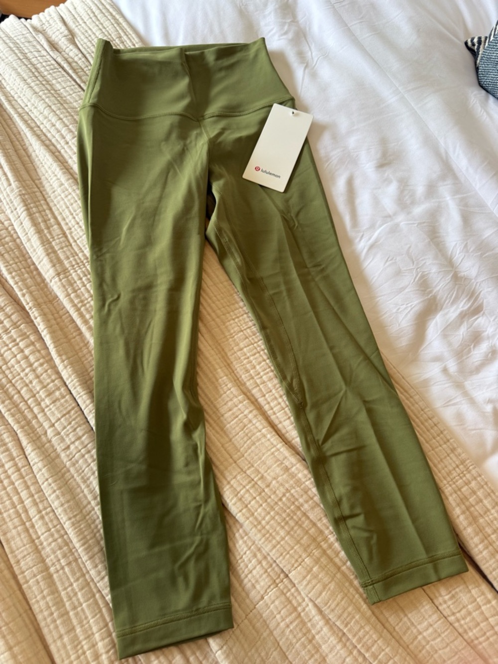 NWT Lululemon Align HR Crop 23" - Bronze Green - Size 4